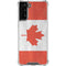 Canada Flag Distressed Galaxy S21 FE Clear Case